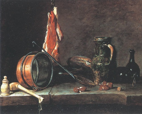 The meat day meal od Jean-Baptiste Siméon Chardin
