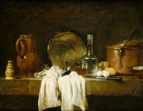 The Kitchen Table od Jean-Baptiste Siméon Chardin