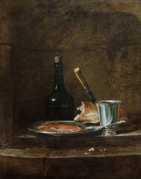 Preparing Breakfast od Jean-Baptiste Siméon Chardin