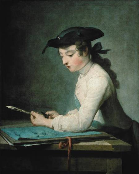 The Young Draughtsman od Jean-Baptiste Siméon Chardin