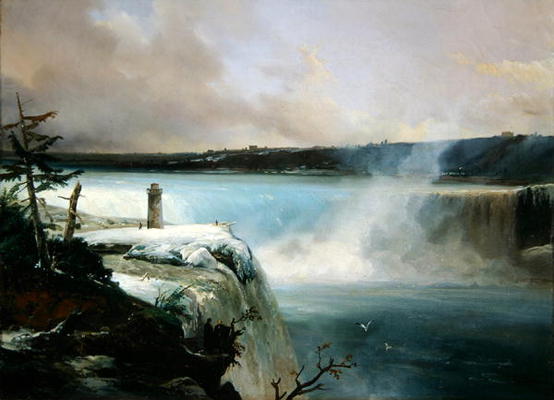 Niagara Falls, c.1837-40 (oil on canvas) od Jean Charles Joseph Remond