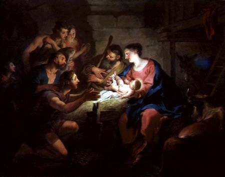 The Adoration of the Shepherds od Jean François de Troy