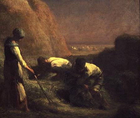 The Hay Trussers od Jean-François Millet