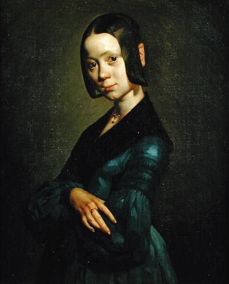 Pauline Ono (1821-44) in Blue od Jean-François Millet