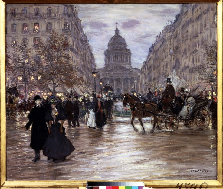 Boulevard Saint-Michel od Jean François Raffaelli