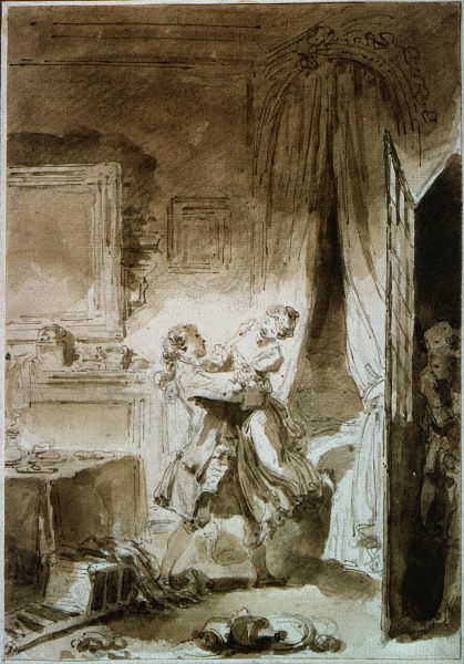 Fragonard / L oraison de St. Julien od Jean Honoré Fragonard