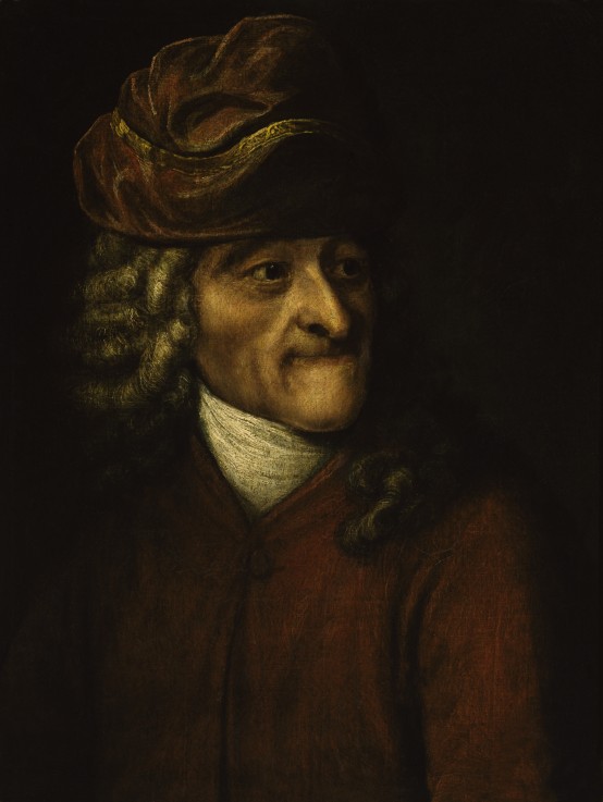 Portrait of the writer, essayist and philosopher Francois Marie Arouet de Voltaire (1694-1778) od Jean Huber