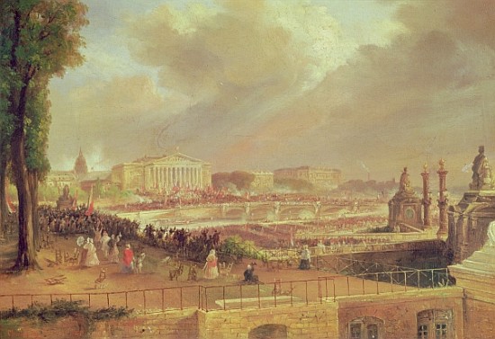 Proclamation of the Second French Republic, Place de la Concorde, February 24 od Jean-Jacques Champin