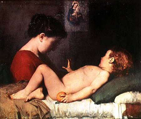 The Awakening Child od Jean-Jacques Henner