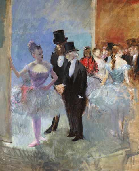 The Wings of the Opera (in the Foyer) od Jean Louis Forain