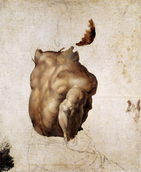 Study of a Torso for The Raft of the Medusa od Jean Louis Théodore Géricault