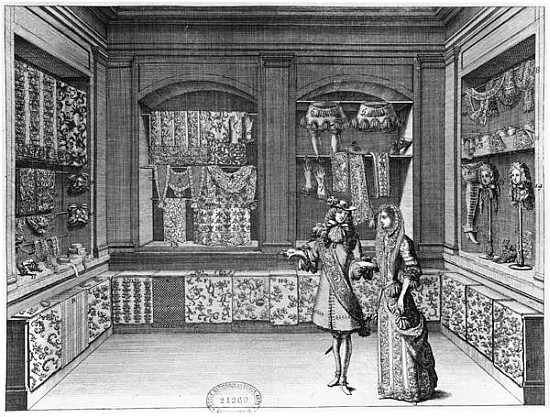 The Shop of Galanteries, illustration from ''Recueil d''ornements'', late 17th century od Jean II (the Younger) Berain