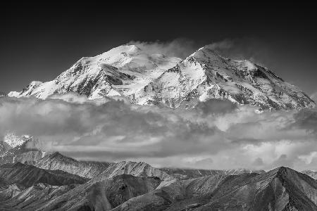 Denali from the opposing ridge line