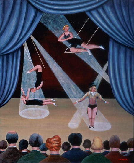 Circus Acrobats  od Jerzy  Marek
