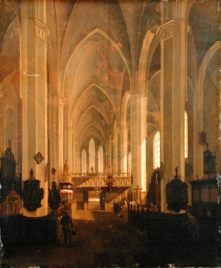 Interior view of St. John's Church in Hamburg od Jess Bundsen