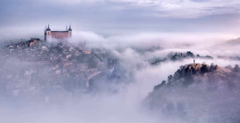 Toledo city foggy morning od Jesus M. Garcia