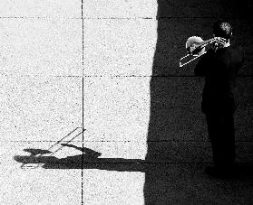 Trombone player