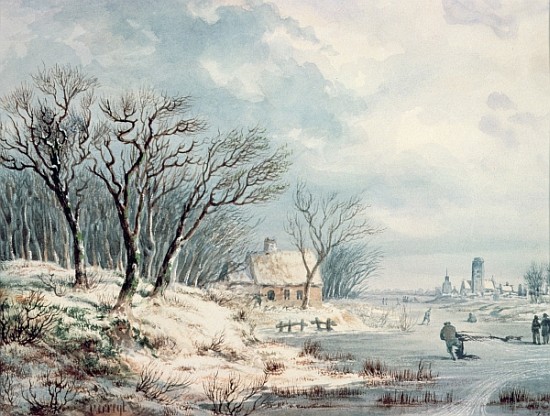 Landscape: Winter od J.J. Verreyt