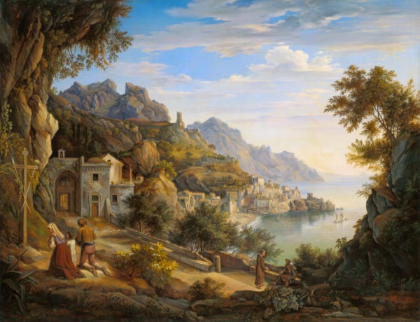 At the Gulf of Salerno od Joachim Faber