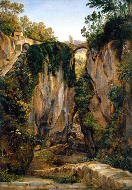 A rocky Valley in Sorrento od Joachim Faber