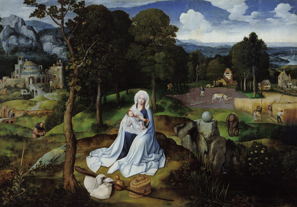 The Flight into Egypt od Joachim Patinir