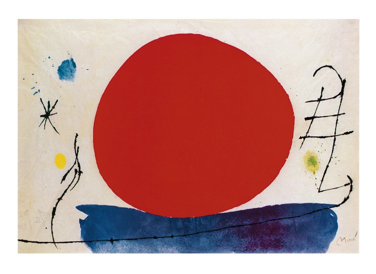 Obraz: Joan Miró - Senzo titolo, 1967 - (JM-254)