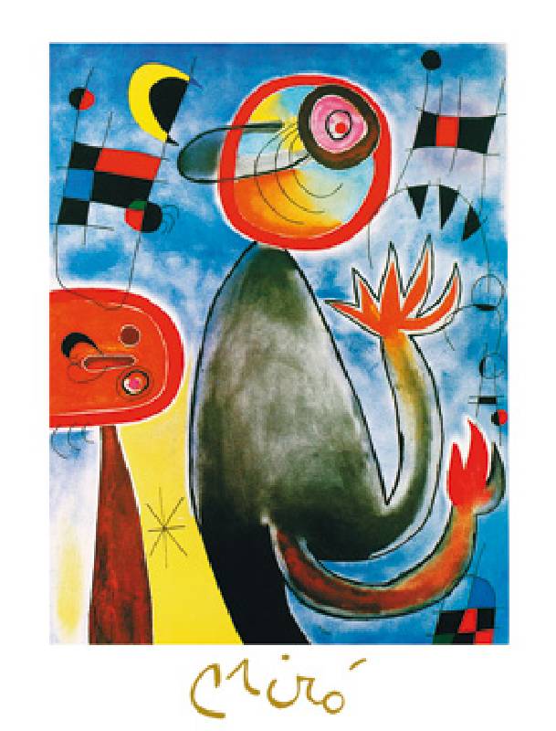 Obraz: Joan Miró - Les echelles en roue - (JM-272)