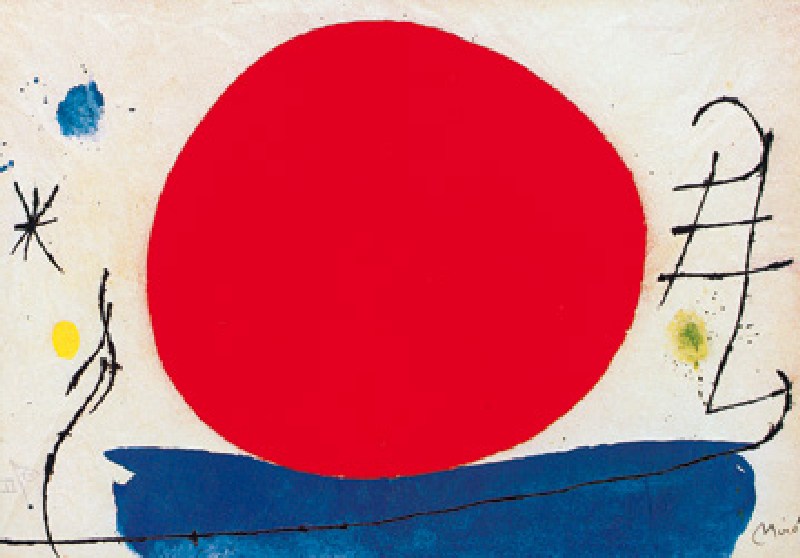 Obraz: Joan Miró - Senza titolo - (JM-13)