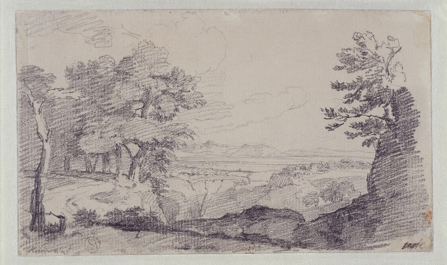 View on a plain od Johan Christian Clausen Dahl