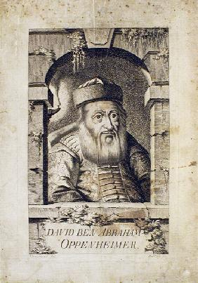 Portrait of David Oppenheim (1664-1736), chief rabbi of Prague