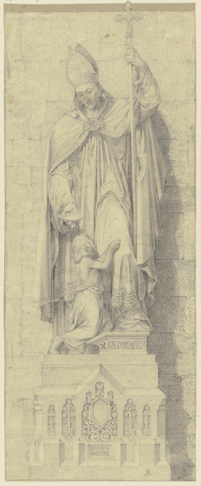 Statue des Heiligen Bonifazius od Johann Baptist Scholl d. J.