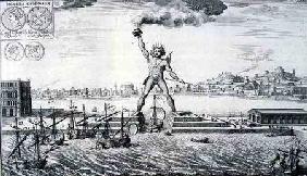 The Colossus of Rhodes, from 'Entwurf einer historischen Architektur'