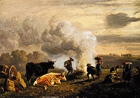 At the potato crop od Johann Friedrich Voltz