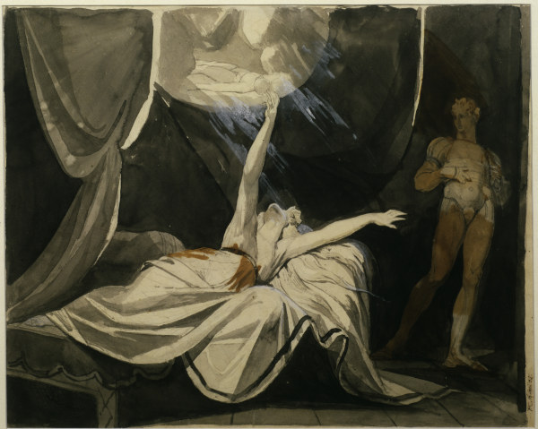 Kriemhild dreams of Siegfried od Johann Heinrich Füssli