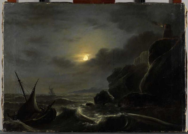 Sturm auf dem Meere od Johann Heinrich Ramberg