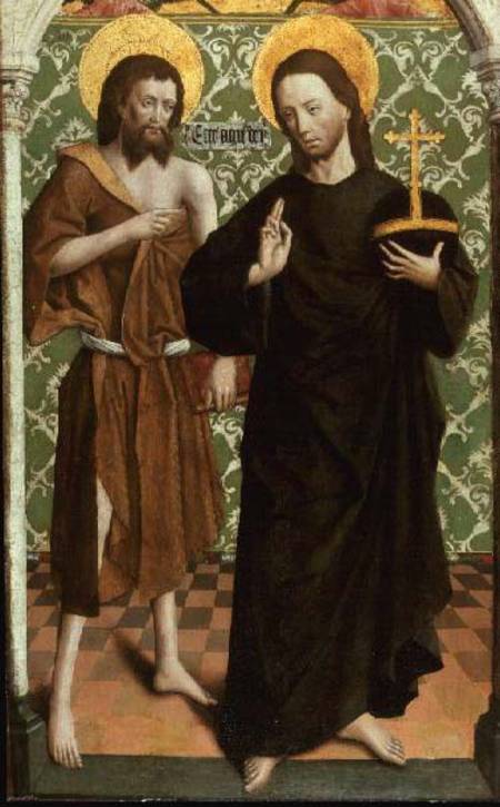 Christ and John the Baptist od Johann Koerbecke