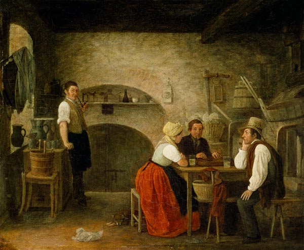 In the wine cellar od Johann Michael Neder