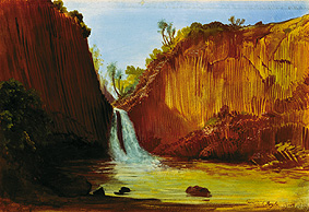 The waterfall of Regla. od Johann Moritz Rugendas