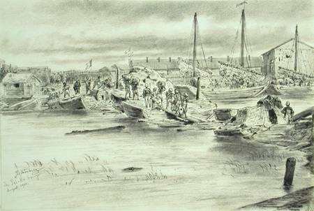 The Pei-Ho Bridge od Johann Nepomuk Schonberg