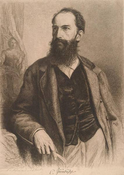 Kaspar von Zumbusch (geadelt 1873). Bildhauer; Herzebrock (Westfalen) od Johann Leonhard Raab