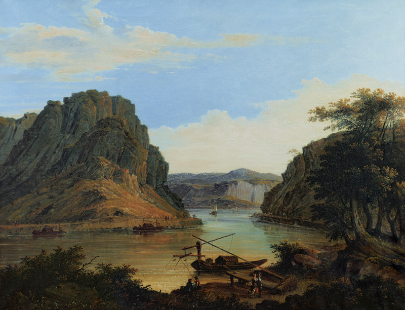 The Lorelei Rock od Johann Ludwig Bleuler