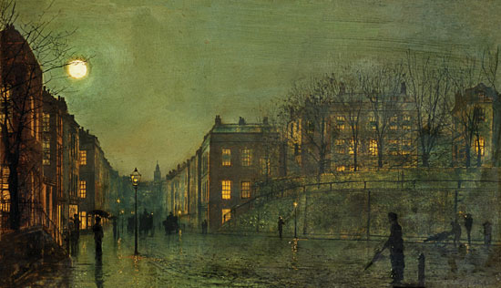 View of Hampstead od John Atkinson Grimshaw