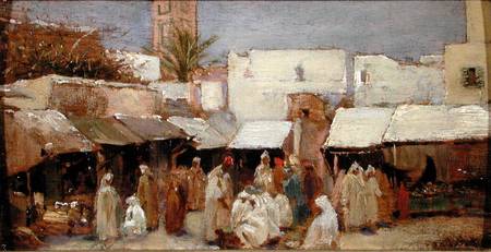 Market Place, Tangiers od John-Bagnold Burgess