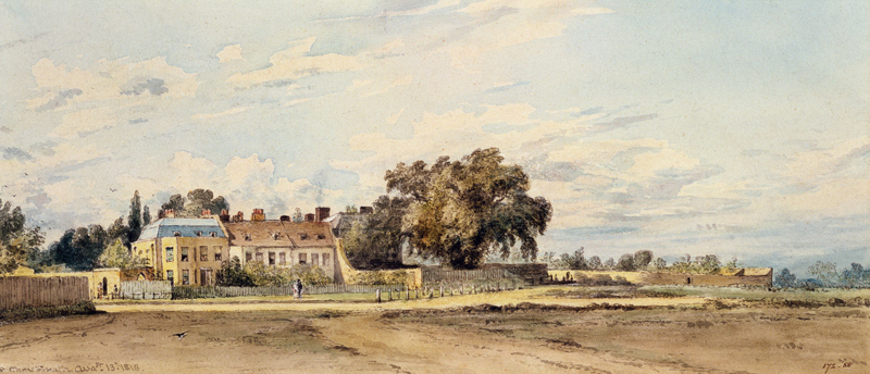 Houses at Putney Heath od John Constable