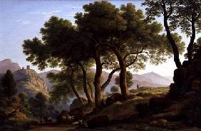 A Romantic Wooded Landscape