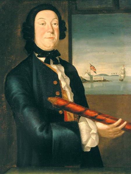Portrait of John Clarke (1701-64) od John Greenwood