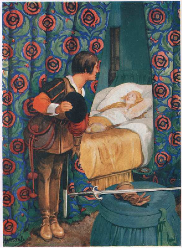 Sleeping Beauty (litho) od John Hassall