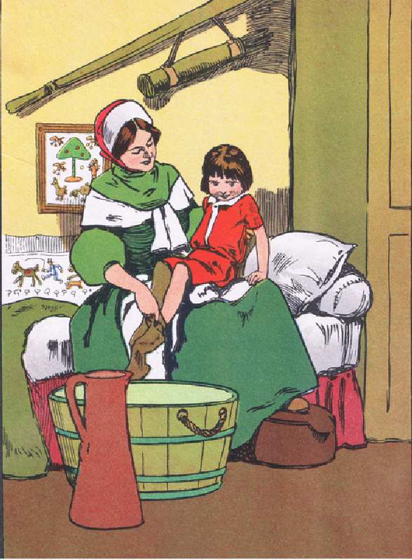 Johnny shall go to the fair, from Blackies Popular Nursery Rhymes published by Blackie and Sons Limi od John Hassall