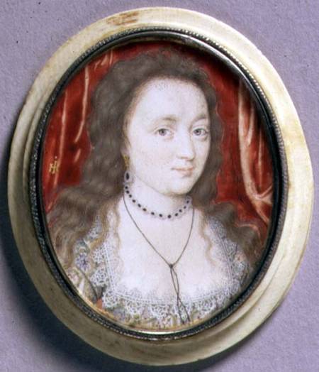 Portrait Miniature of Lady Cecilia Neville od John Hoskins