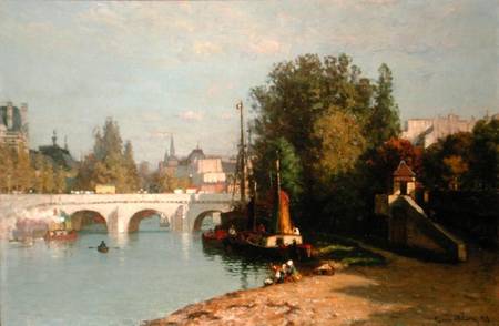Pont du Carrousel od John Joseph Enneking